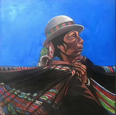 COCHABAMBA Painting titled "COCHABAMBA" by Ana Candioti, Original Artwork, Oil