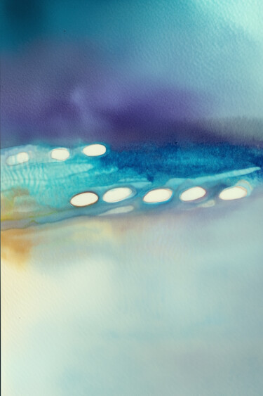数字艺术 标题为“Fluid lumen” 由Milouu, 原创艺术品, 数字油画