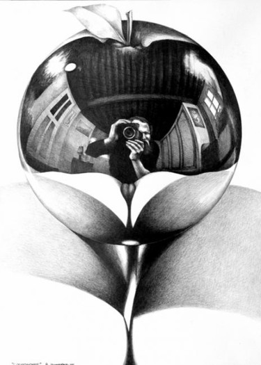 cosmogonie Drawing titled "cosmogonie" by Alain Bonnand, Original Artwork