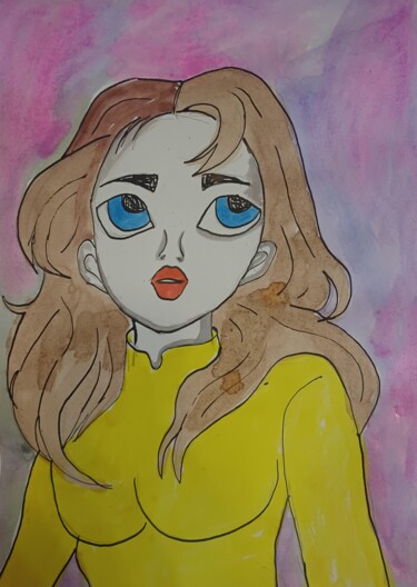 Disegno intitolato "I dont want a crimi…" da Ashton Knighting, Opera d'arte originale, Inchiostro