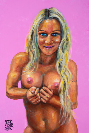 Schilderij getiteld "The Fruits of Lani…" door Pictor Mulier, Origineel Kunstwerk, Acryl Gemonteerd op Andere stijve panelen
