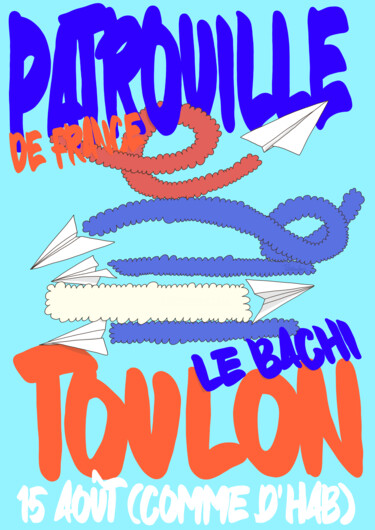 数字艺术 标题为“Le Bachi du 15 aout” 由Petitetoulon, 原创艺术品, 数字油画