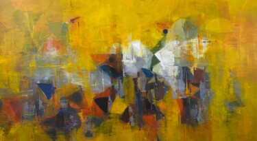 绘画 标题为“Abstract-261- Eveni…” 由Nivas Kanhere, 原创艺术品, 丙烯