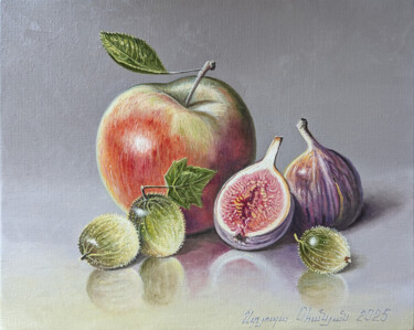 Still life with Admiration 「Still life with Adm…」というタイトルの絵画 Stepan Ohanyanによって, オリジナルのアートワーク, オイル ウッドストレッチャーフレームにマウント