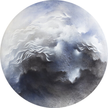 Our breathing souls Painting titled "Our breathing souls" by Francesca Borgo, Original Artwork, Acrylic Mounted on Wood Stretcher frame