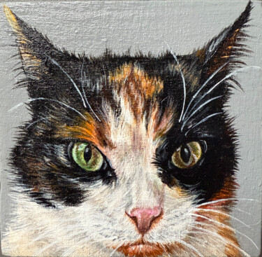 绘画 标题为“portrait of a trico…” 由Antonina Pavlic, 原创艺术品, 丙烯