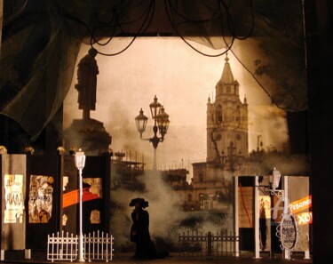 "SCENE DESIGN FOR TH…" başlıklı Heykel Iryna Lupashchenko tarafından, Orijinal sanat, Akrilik