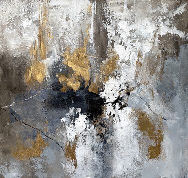Echoes of Gold 绘画 标题为“Echoes of Gold” 由Tatiana Malinovscaia, 原创艺术品, 丙烯