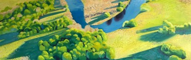绘画 标题为“Bird's Eye View” 由Chisha Paszczyk, 原创艺术品, 油