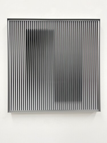 Scultura intitolato "Physichromie n26922…" da Carlos  Cruz-Diez, Opera d'arte originale, Alluminio Montato su Alluminio