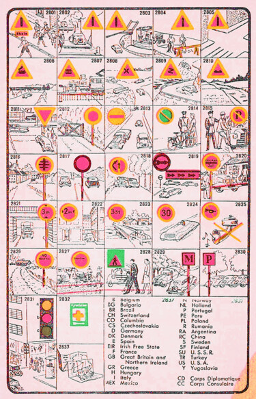 Digitale Kunst mit dem Titel "Traffic I" von Christian Envall, Original-Kunstwerk, 2D digitale Arbeit