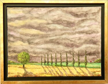 "Ciel d'orage" başlıklı Tablo Jean-Pierre Loubinoux tarafından, Orijinal sanat, Akrilik Ahşap Sedye çerçevesi üzerine monte…