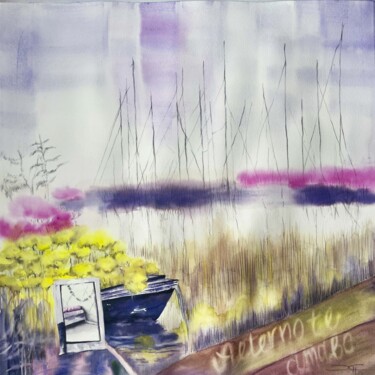 Pittura intitolato "Infinity" da Nadia Khovaeva, Opera d'arte originale, Acquarello
