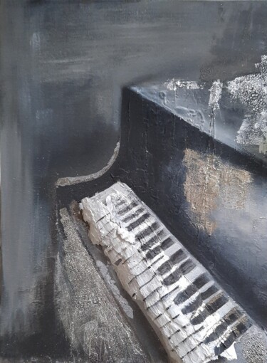 Collages getiteld "Рояль" door Liubov Kartashova, Origineel Kunstwerk, Collages