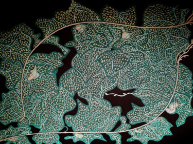 Tekening getiteld "Lierre" door Sophie Ong, Origineel Kunstwerk, Balpen