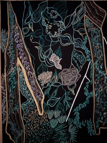Tekening getiteld "Verbania" door Sophie Ong, Origineel Kunstwerk, Balpen