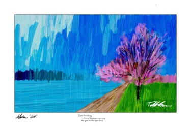 "Dawn Breaking" (horz) (click reproductions for options) ""Dawn Breaking" (ho…" başlıklı Tablo Tad Anderson tarafından, Orijinal sanat, Dijital baskı
