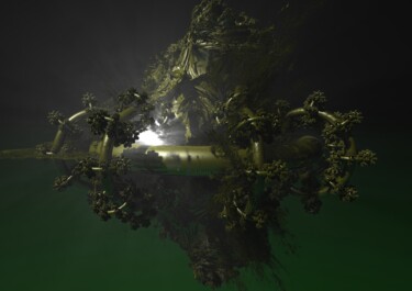 Digital Arts titled "Voyage of the Veget…" by Russell Newell, Original Artwork, 3D Modeling