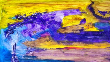 Painting titled "Going crazy in a pu…" by Milto Sideris, Original Artwork, Acrylic