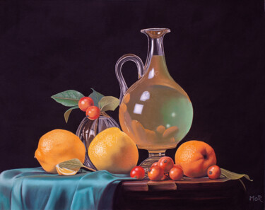 Big Belly Glass Vessel Peinture intitulée "Big Belly Glass Ves…" par Dietrich Moravec, Œuvre d'art originale, Pastel