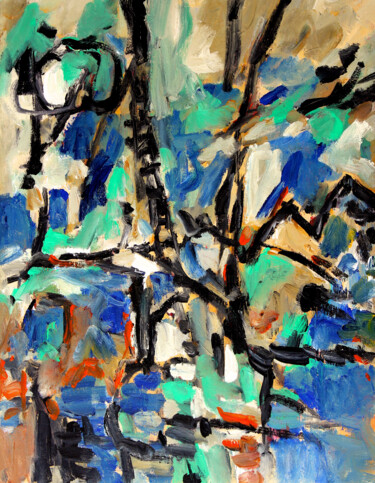 绘画 标题为“Composition 4504” 由Engelina Zandstra, 原创艺术品, 丙烯