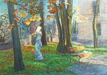 Poetic Corners of St. Petersburg "Poetic Corners of S…" başlıklı Tablo Shaliko Saghatelyan tarafından, Orijinal sanat, Petrol Ahşap panel üzerine monte edilm…
