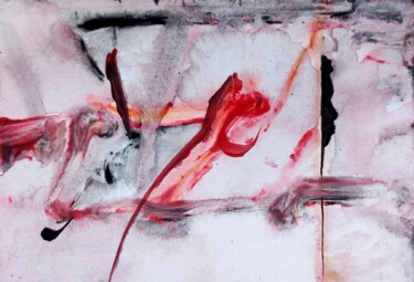 Ζωγραφική με τίτλο "Profilabstractics -…" από Milto Sideris, Αυθεντικά έργα τέχνης, Ακρυλικό