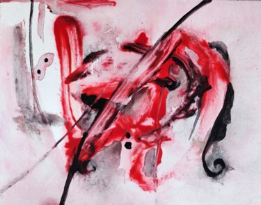 Ζωγραφική με τίτλο "Profilabstractics -…" από Milto Sideris, Αυθεντικά έργα τέχνης, Ακρυλικό