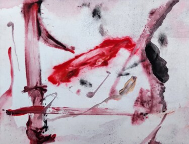 Ζωγραφική με τίτλο "Profilabstractics -…" από Milto Sideris, Αυθεντικά έργα τέχνης, Ακρυλικό