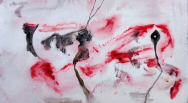 Ζωγραφική με τίτλο "Profilabstractics -…" από Milto Sideris, Αυθεντικά έργα τέχνης, Ακρυλικό