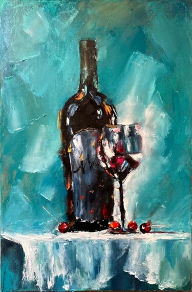 "Cherry dessert" başlıklı Tablo Marina Gavrilova tarafından, Orijinal sanat, Petrol