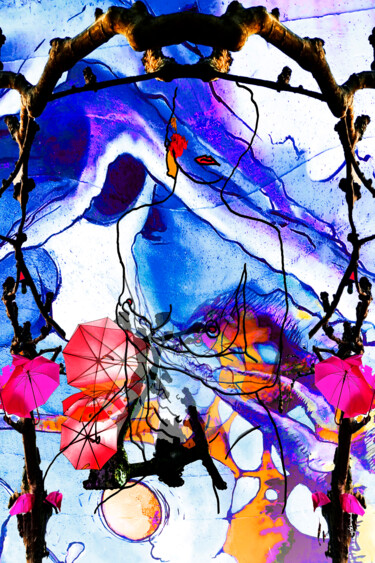 Digitale Kunst getiteld "La signora d'ottobr…" door Robert Venezia, Origineel Kunstwerk, Gemanipuleerde fotografie