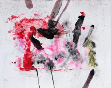 Ζωγραφική με τίτλο "Profilabstractics -…" από Milto Sideris, Αυθεντικά έργα τέχνης, Ακρυλικό