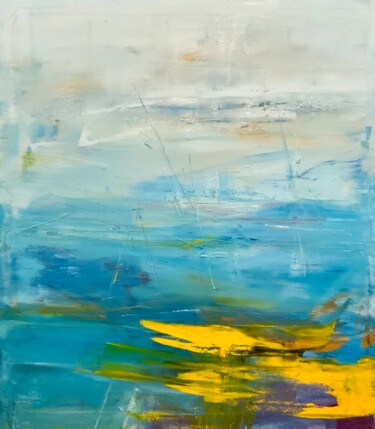 Pittura intitolato "Laguna 1" da Alberto Saka, Opera d'arte originale, Olio Montato su Telaio per barella in legno