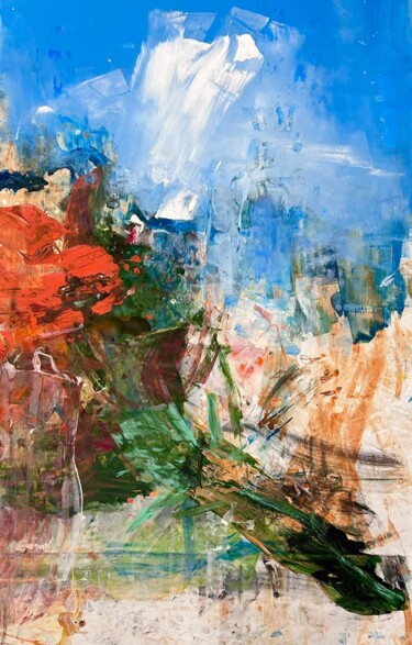 Pittura intitolato "Laguna3" da Alberto Saka, Opera d'arte originale, Acrilico Montato su Telaio per barella in legno