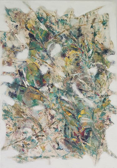 Peinture intitulée "Yesterday turned in…" par Banu Muazzez Arpalı, Œuvre d'art originale, Acrylique