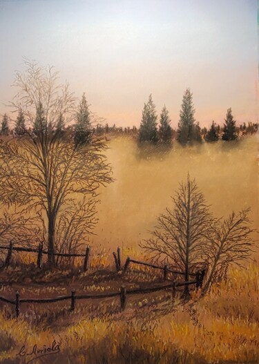 绘画 标题为“EARLY MORNING-2  (#…” 由Carlos Arriola, 原创艺术品, 粉彩
