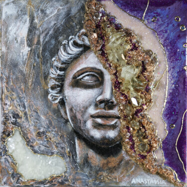 Peinture intitulée "LUSTRE" par Anastassia Chouryguina, Œuvre d'art originale, Acrylique