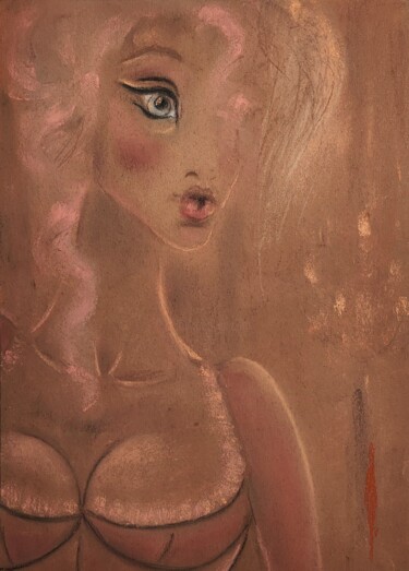 "Candelabra.Pink dre…" başlıklı Resim Olesya Nikolaeva tarafından, Orijinal sanat, Pastel