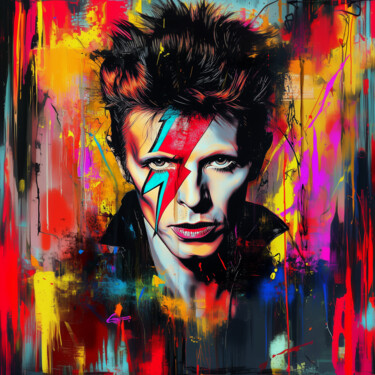 Another Ziggy on the Wall Arte digitale intitolato "Another Ziggy on th…" da Antoni Albalat Salanova, Opera d'arte originale, Immagine generata dall'IA