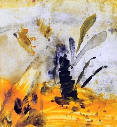 Pintura intitulada "No killer bees were…" por Milto Sideris, Obras de arte originais, Acrílico