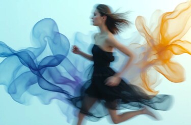 Artes digitais intitulada "Ink Style" por Vanda Lehel (V A N D E E), Obras de arte originais, Imagem gerada por IA