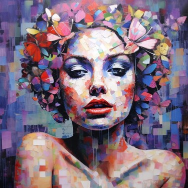 Arte digitale intitolato "Insecurities of a L…" da Beauty Ives, Opera d'arte originale, Immagine generata dall'IA