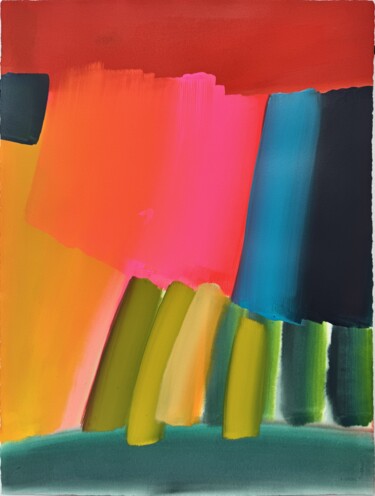 Painting titled "Neon Light (After J…" by Ptolemy Mann, Original Artwork, Watercolor