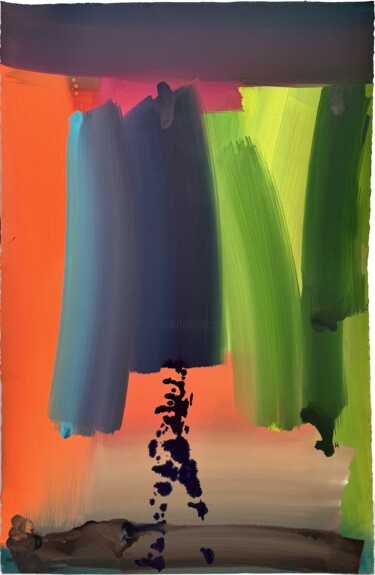 Картина под названием "Sussex Painting (Fl…" - Ptolemy Mann, Подлинное произведение искусства, Акрил