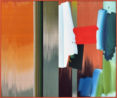 Pittura intitolato "Japanese Thread Pai…" da Ptolemy Mann, Opera d'arte originale, Acrilico