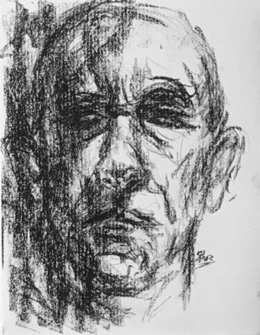 Drawing titled "Portrety emocjonaln…" by Barbara Kosz, Original Artwork, Pastel