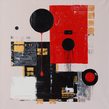 Abstract #4 绘画 标题为“Abstract #4” 由Anna Shee, 原创艺术品, 丙烯 安装在木质担架架上