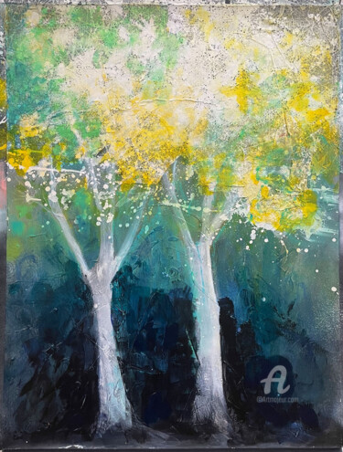 Brotherhood Painting titled "Brotherhood" by Anjali De Bellefroid, Original Artwork, Acrylic