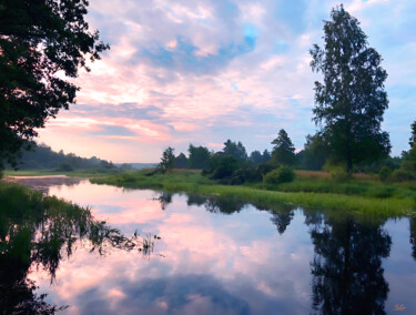 Photography titled "Evening Reflections…" by Sergei Gundorov, Original Artwork, Digital Photography
